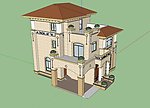sketchup别墅
