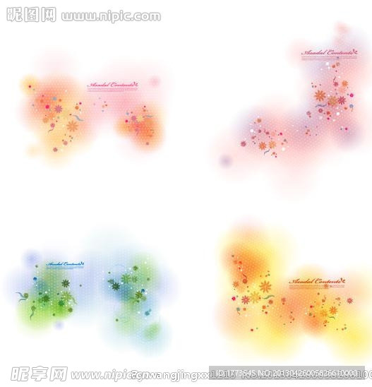 时尚花纹 梦幻花纹