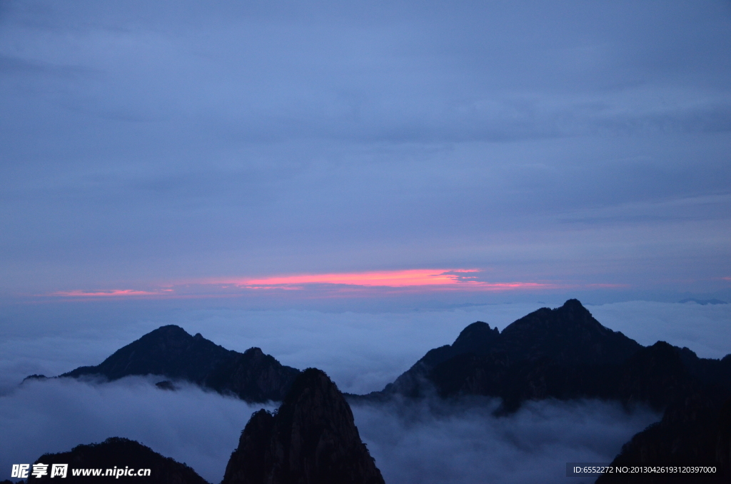 黄山日出