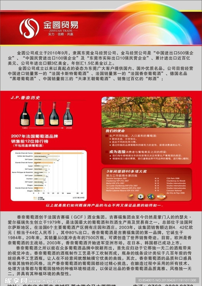 红酒海报