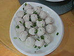 一碗新鲜的鱼丸