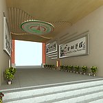学校入口大厅