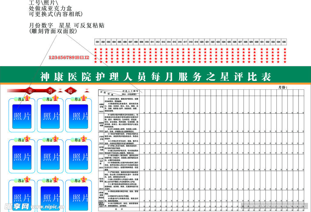 服务之星评比