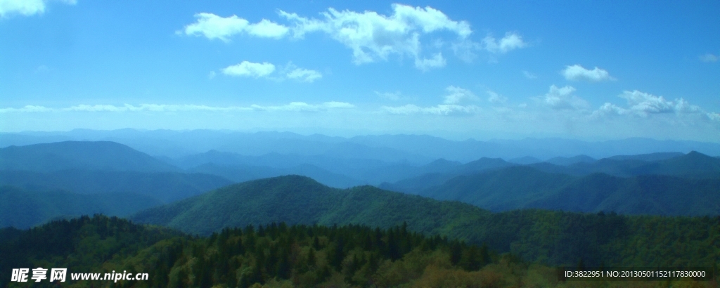宽幅山川风景