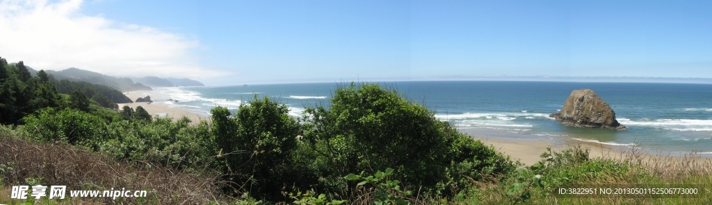 宽幅海边风景