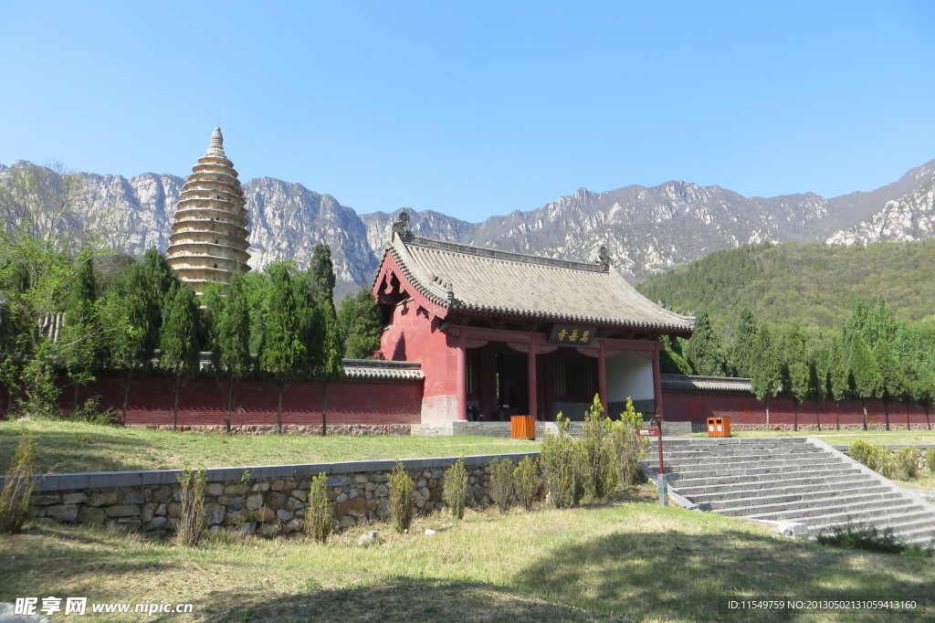 嵩岳寺风景