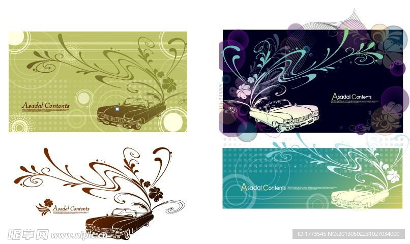 时尚花纹 梦幻花纹