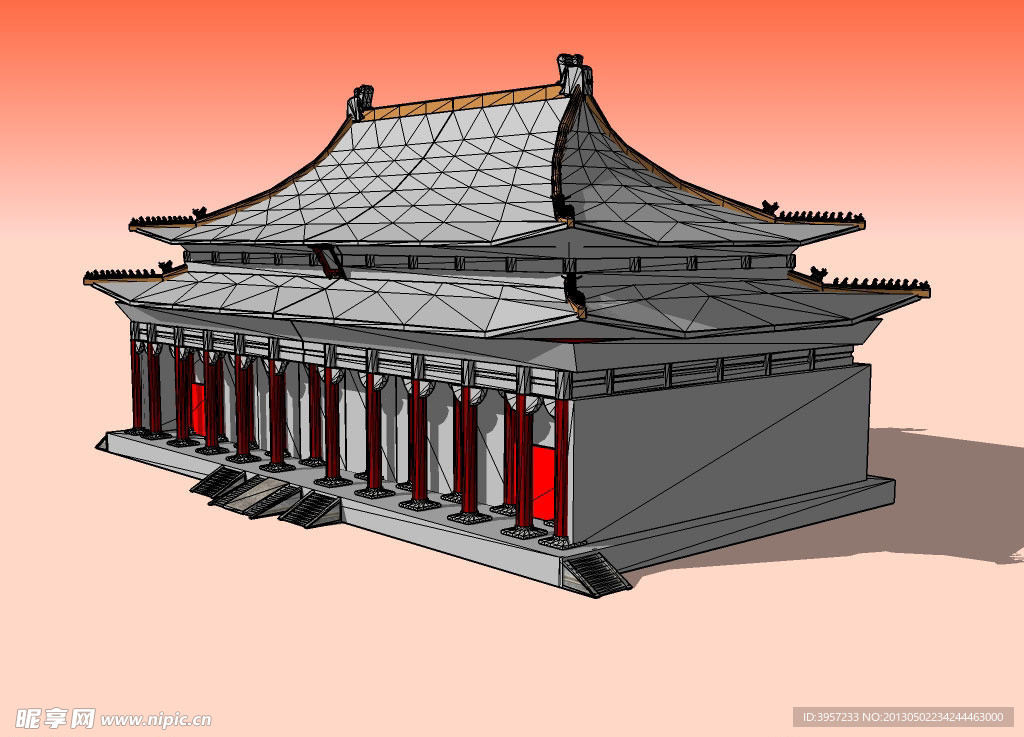 太和殿3D模型