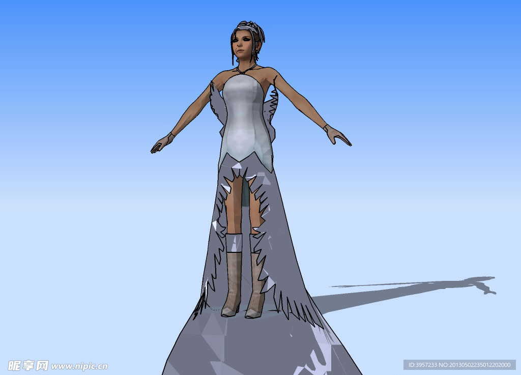 游戏人物3D模型