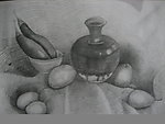 静物素描