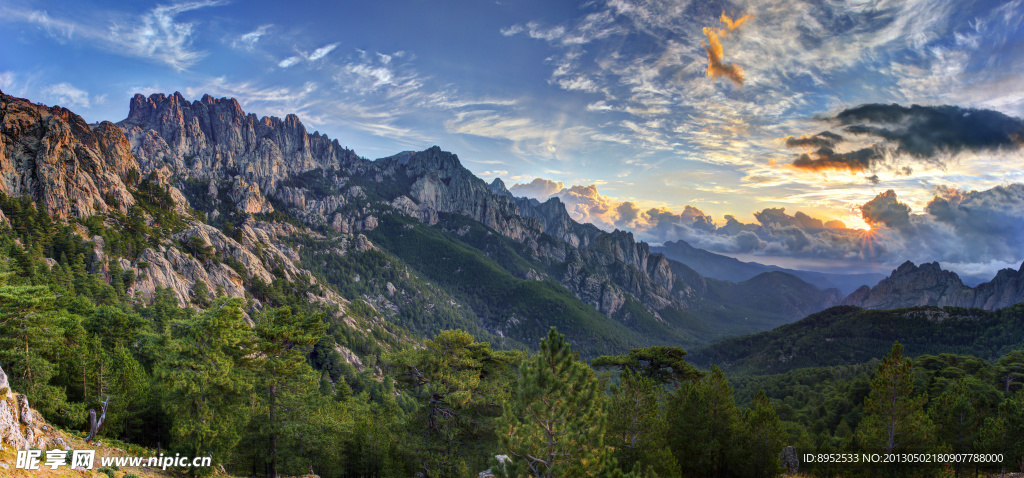 高山 峡谷