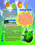 保护环境展板