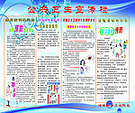 公共卫生宣传栏
