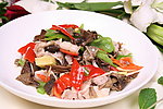 茶树菇炒肉