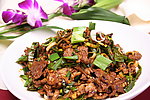 大葱炒肉片