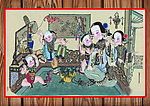 杨柳青年画 娃娃仕女