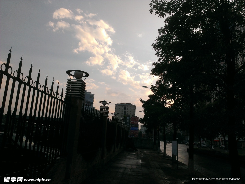 雨后博罗商业东街