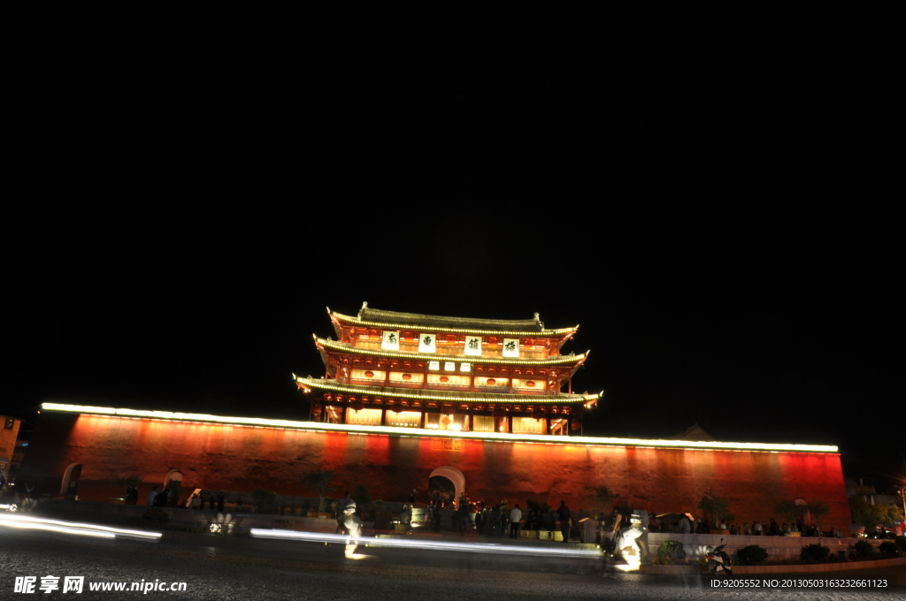 建水朝阳楼夜景