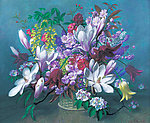 高清静物花卉油画素材
