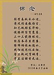 怀念