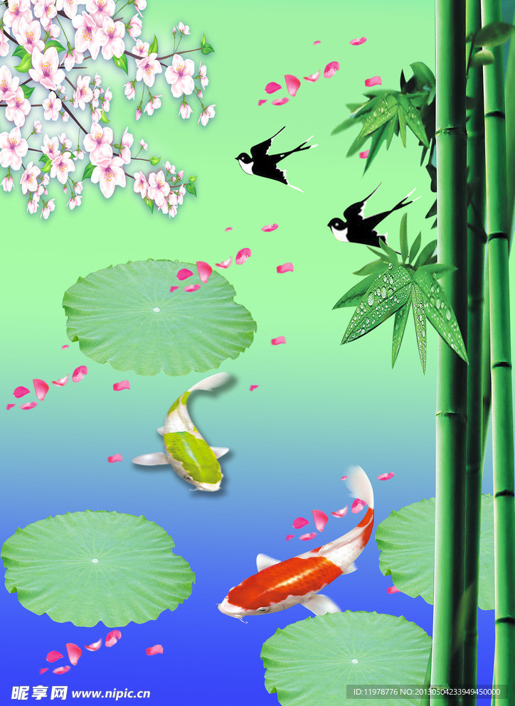 竹报春