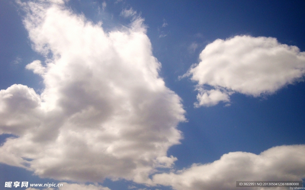 蓝天白云素材