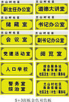 社区科室牌