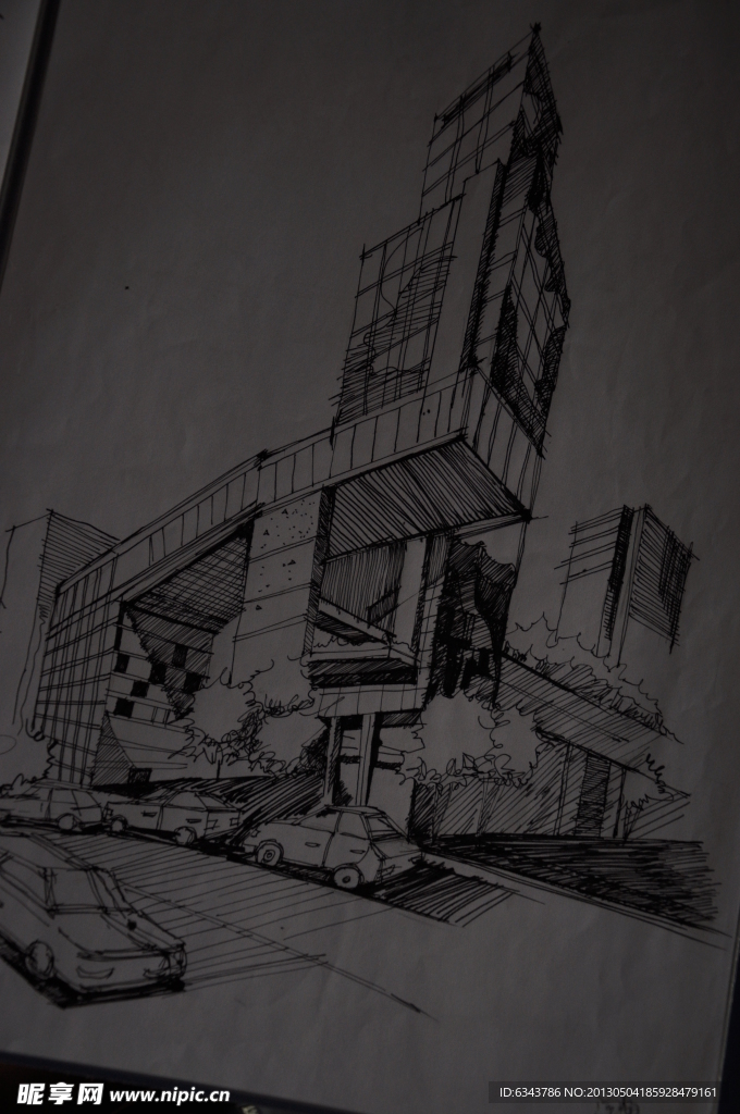 建筑手绘