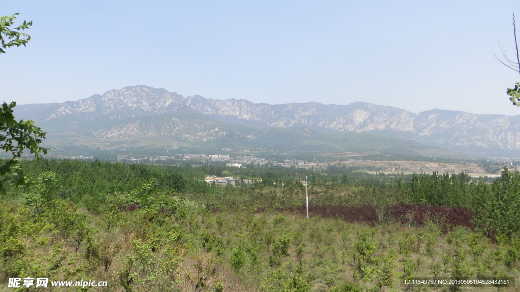 太室山西麓风光