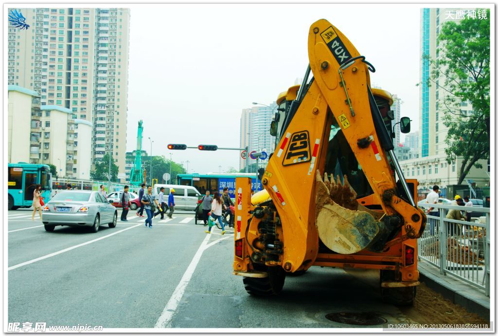 城市建筑 建筑机车