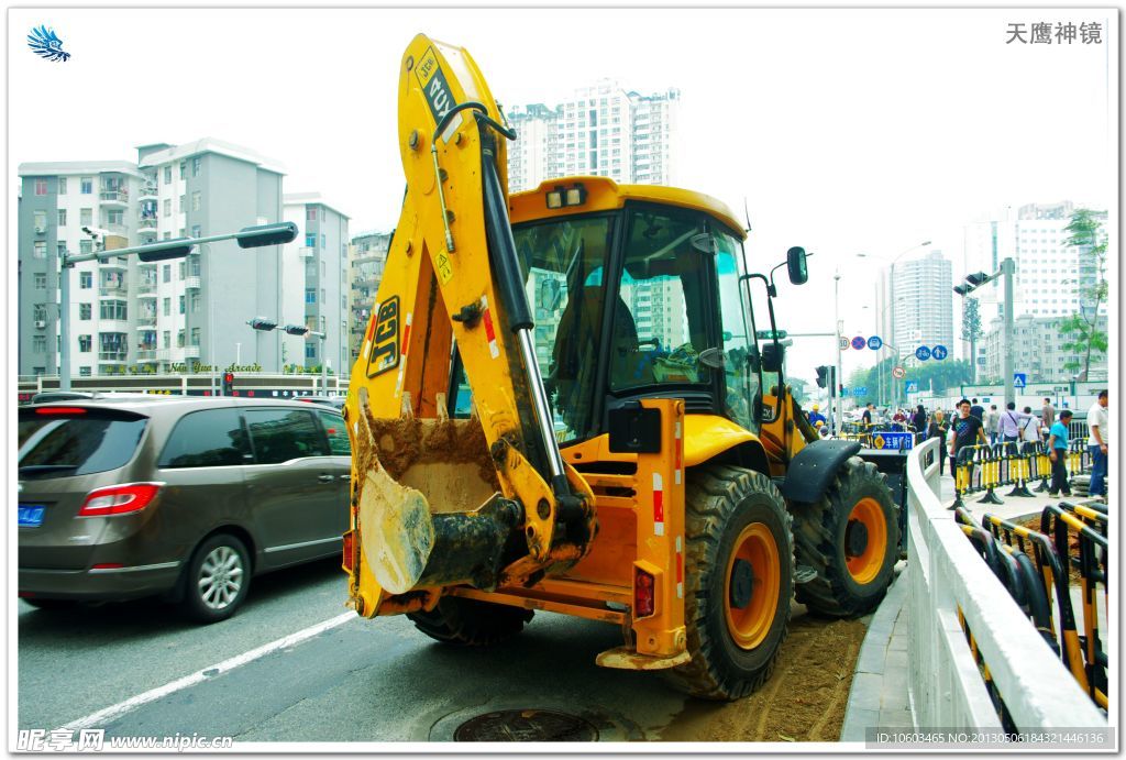 城市建筑 建筑机车