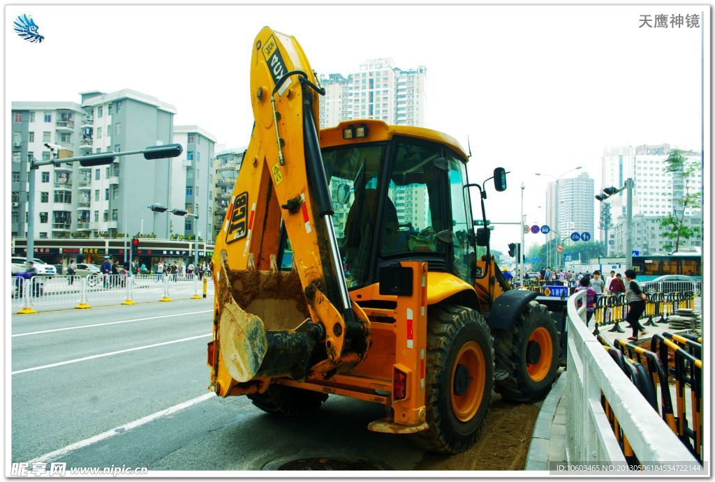 城市建筑 建筑机车