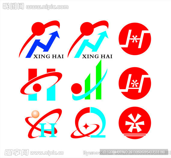 XH标志设计