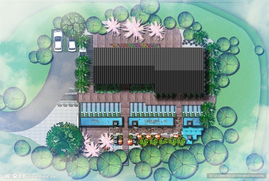 ps建筑效果图