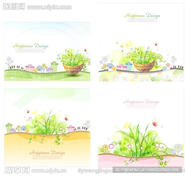时尚花纹 梦幻花纹
