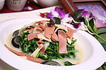 油菜豆腐 火腿