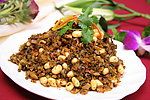 咸菜炒黄豆
