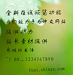字体