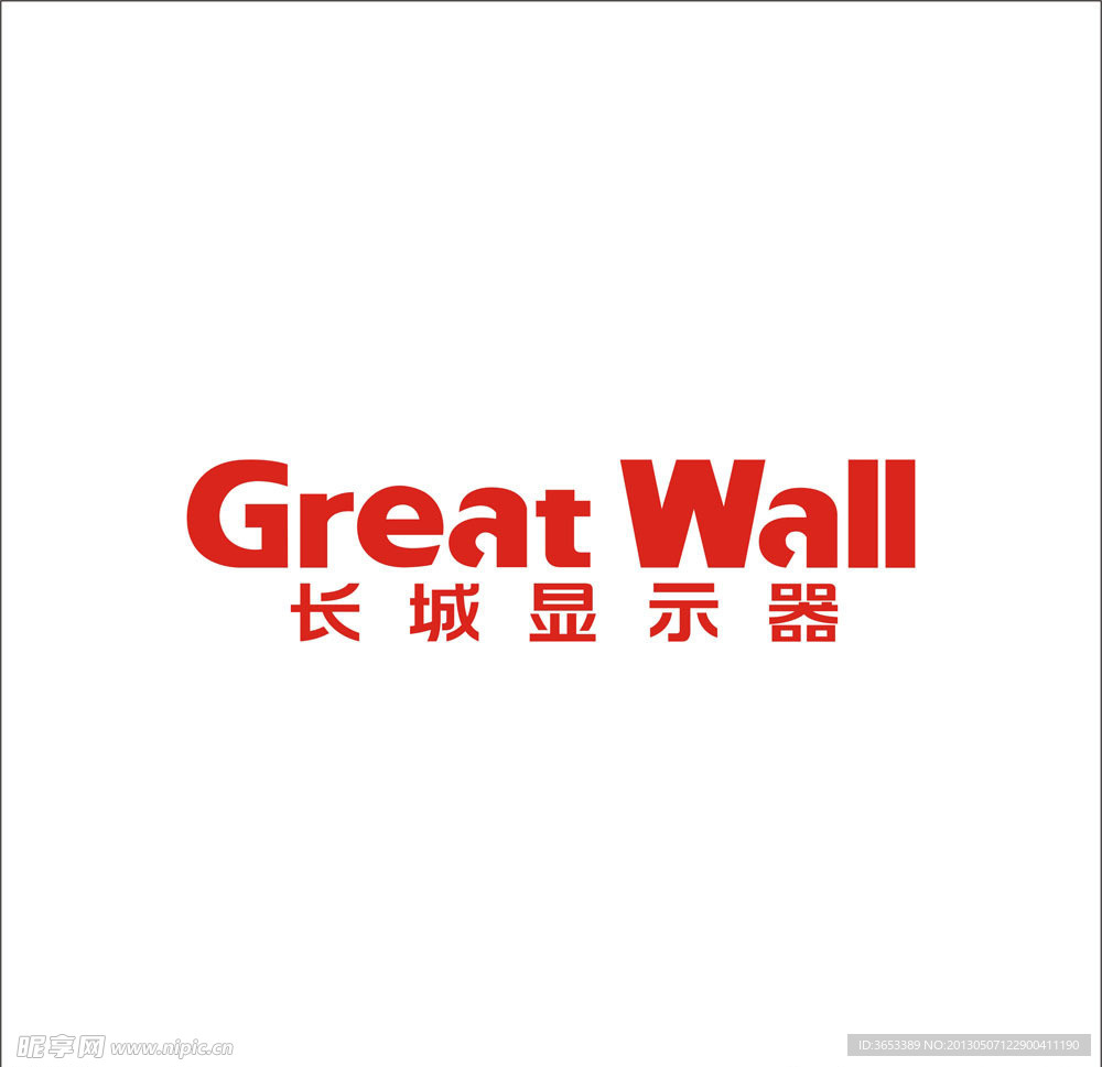 长城显示器logo