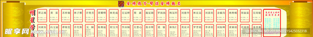 阳天广告金榜明星学员
