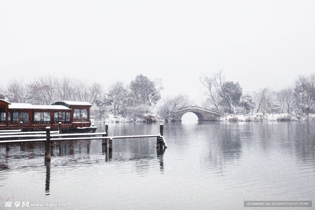 湘湖的雪