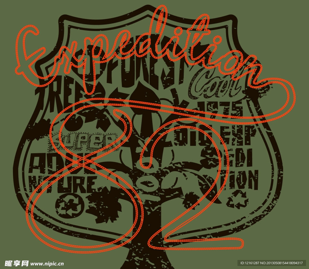 最新服装印花绣花贴章