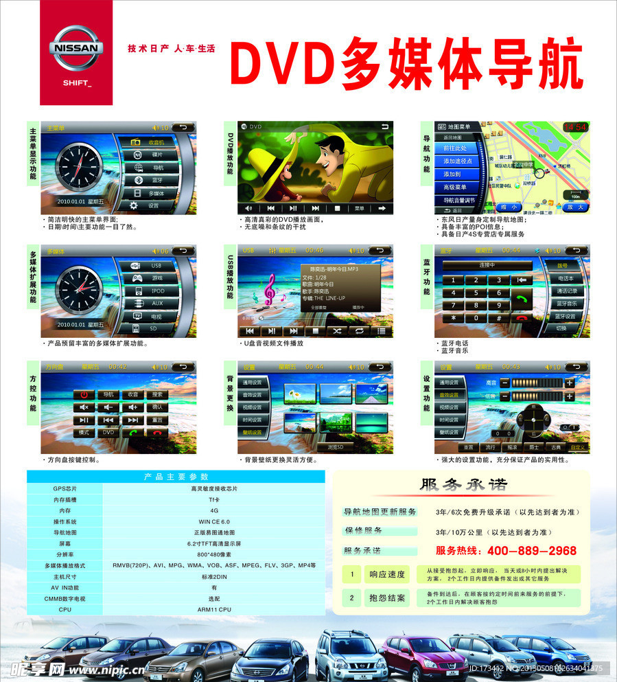 东风日产DVD多媒体