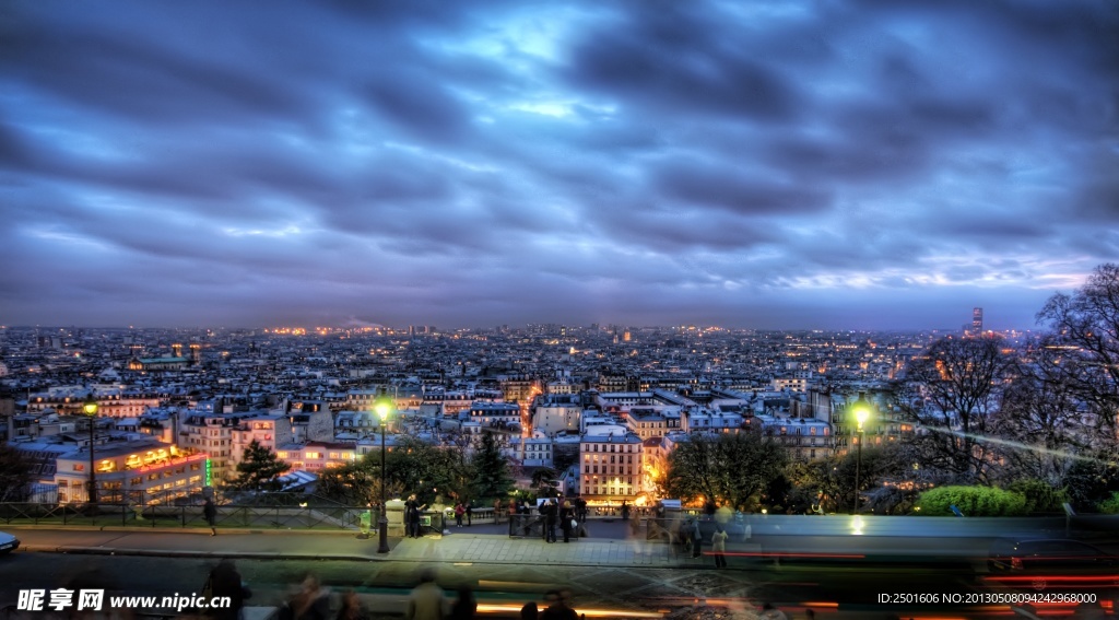 欧洲都市夜景