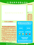 餐饮服务监督公示栏