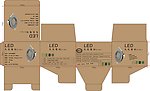 LED天花筒灯的纸箱