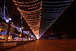 道路夜景亮化效果图