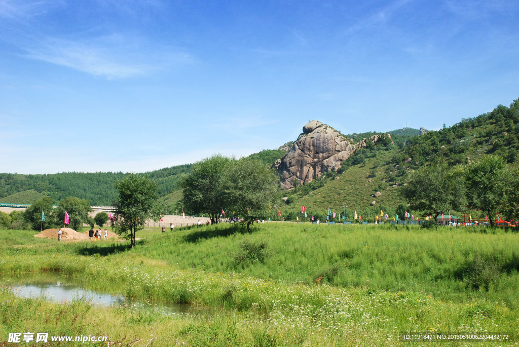 巴林镇雅鲁河风景