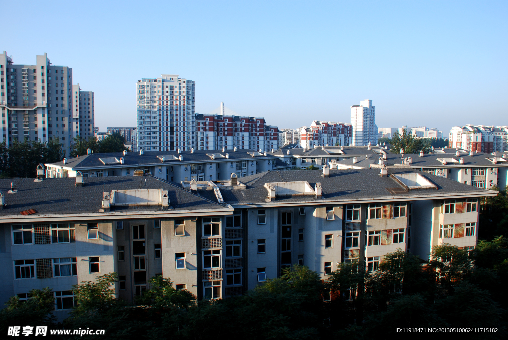 俯瞰北京上地
