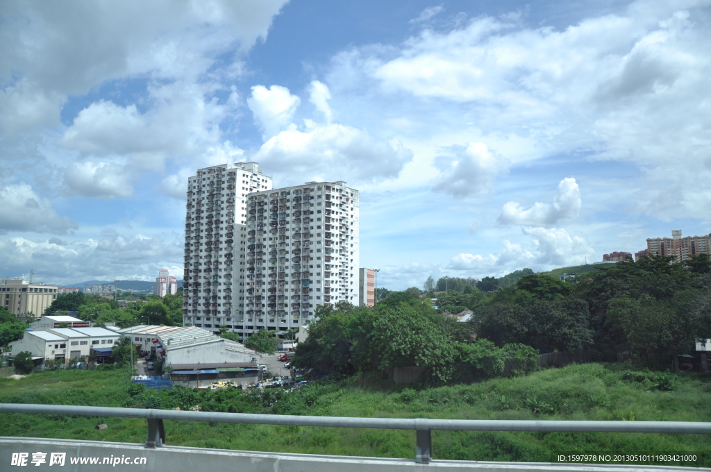 马来西亚居民楼风景
